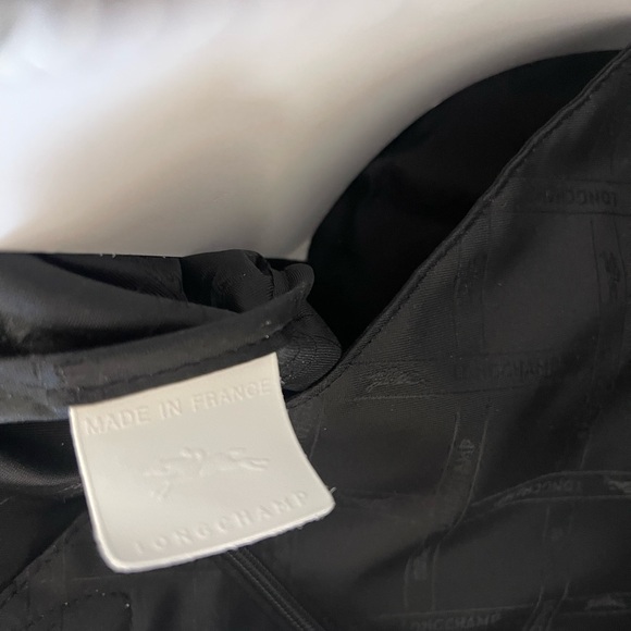 NWT LONGCHAMP Le Pliage Leather Limited Edition Crossbody Tote Bag - Picture 11 of 14